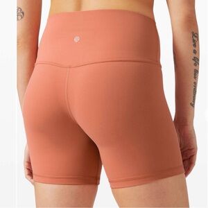 Lululemon Align Short 6” Rustic Coral Size 8